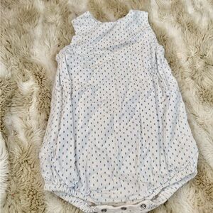 Polka Dot Sleeveless Kids One Piece